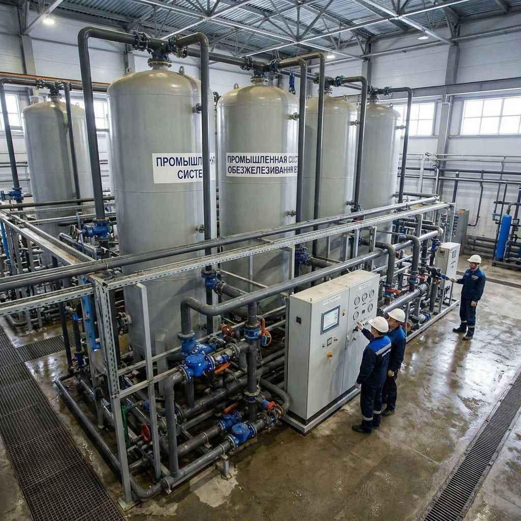 Система обезжелезивания воды Система обезжелезивания воды